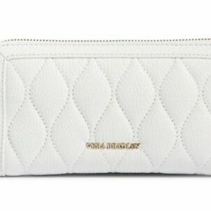 NWT Vera Bradley quilted Georgia wallet White